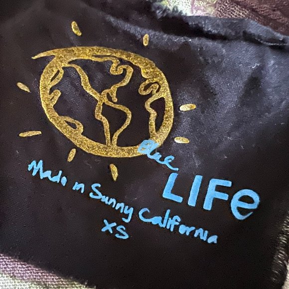 BLUE LIFE Aura Wrap Maxi Skirt REVOLVE Lavender Hibiscus Floral Print Ruffle - Picture 6 of 10